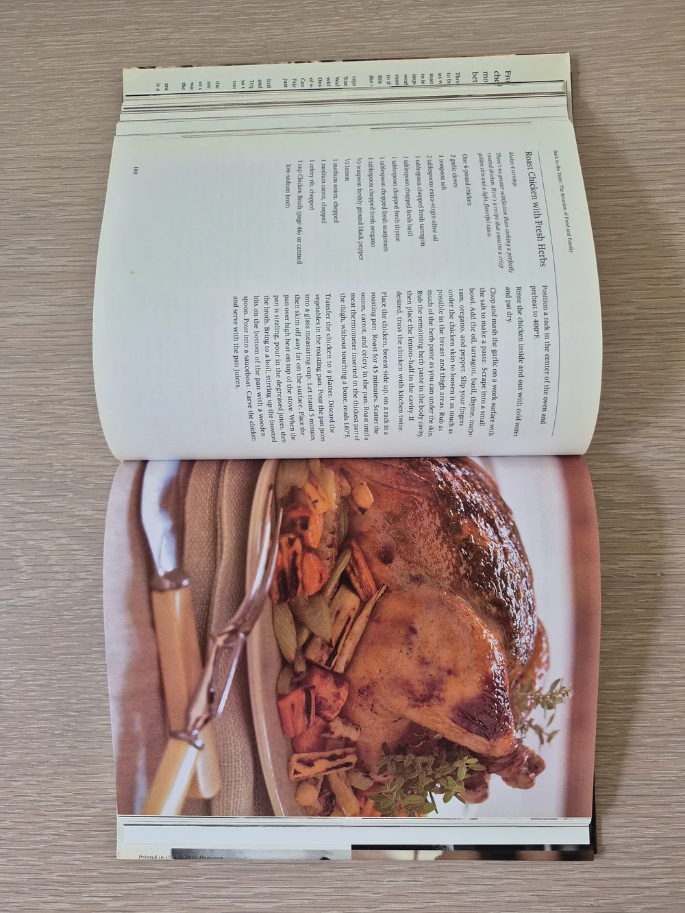 Back to the Table - Cookbook